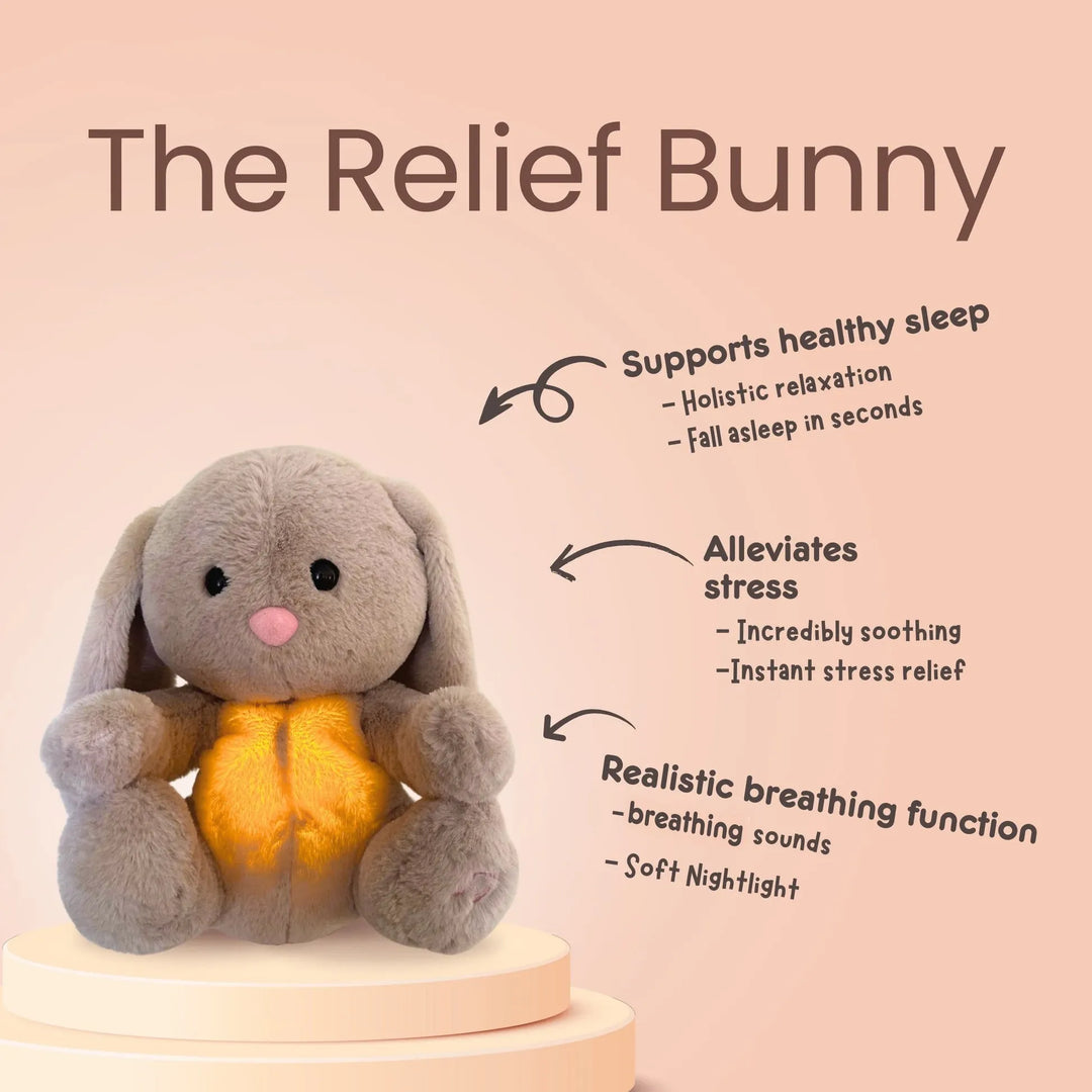 GlowBunny™ – Breathing Nightlight Plush